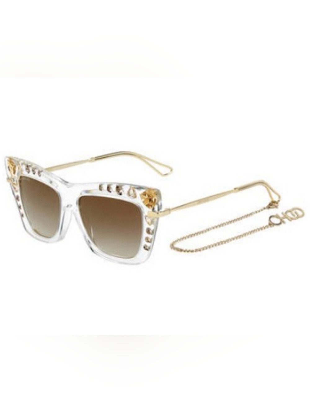 Jimmy Choo BEE/S Sunglasses - Crystal Gold